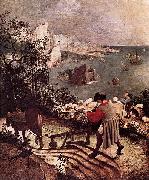 Pieter Bruegel the Elder Landscape with the Fall of Icarus oil painting